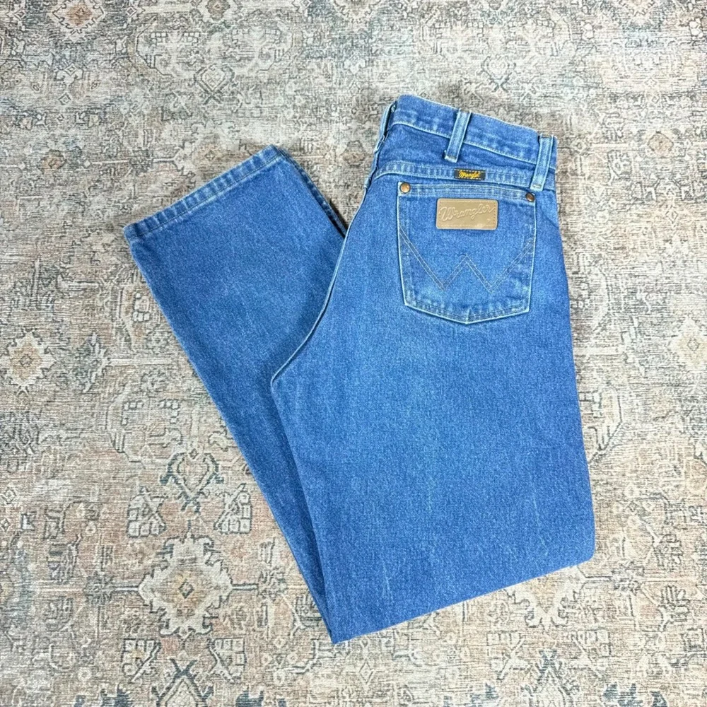 Wrangler 13MWZ Cowboy Cut Blue Jeans Mens 33x32 Made In Mexico